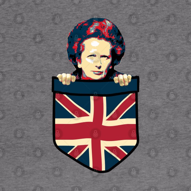 Margaret Thatcher Chest Pocket by Nerd_art